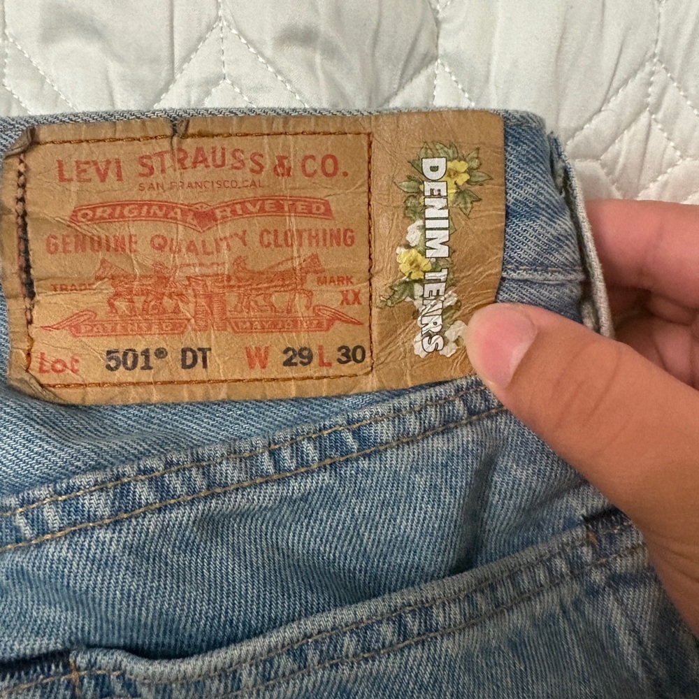 Denim tear jeans